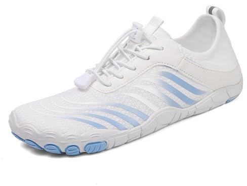 Ximlc Zapatos de conexión a Tierra con Cobre, Zapatos Descalzos de conexión a Tierra con Cobre, Calzado de conexión a Tierra for Mujeres y Hombres con neuropatía(Blue A,42)