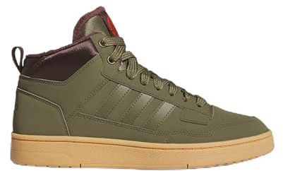 Adidas Unisex Rapid Court Mid Winterized Shoes, Green, 8 UK