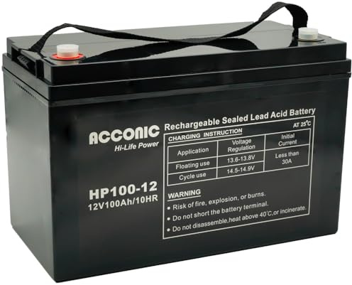 Acconic HP100-12 Hi-Life Power AGM 12V 100Ah Bleiakku