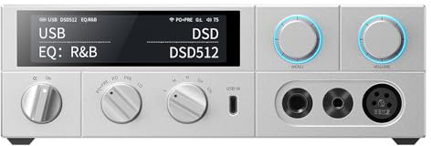 FiiO K15 Desktop DAC and Headphone Amplifier (Silver)