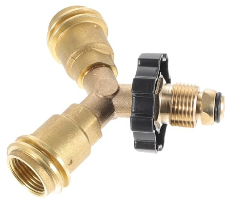 CLISPEED Propangasverteiler Aus Flüssiggastanks Und Campingkocher Y-verteiler Für Propangastanks Und Gasbrenner Flüssiggas-verbinder Für Wohnmobile Und Feuerstellen