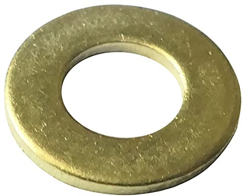 Aerzetix: 100x rondelle Plate M4 Ф9mm H0.8mm DIN125A Laiton C19046