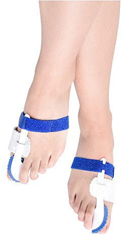 PEDIMEND Big Toe Bunion Straighteners (1PAIR - 2PCS) - Adjustable Bunion Night Splint - Hammer Toe Corrector Brace - Toe Straightener For Hallux Valgus - UNISEX - Foot Care
