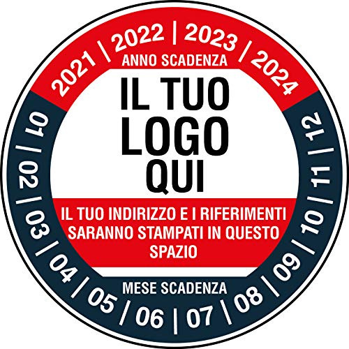 Graficamente - Adesivo per Scadenza Revisione Auto (100)