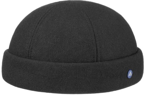 HAMMABURG Teflon Dockercap Fullcap Wool Winter Hat Melange Cotton Lining Men Autumn Winter