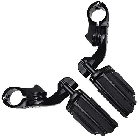 HDBUBALUS Piquets de fixation réglables pour autoroute Harley Electra Road King Street Glide 1 1/4 32 mm