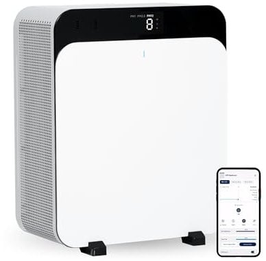 Blueair Classic Pro CP7i Premium Air Purifier for Home, Smart Air Purifier for Pet Allergens, Quiet, Blue Light Sterilisation | Tackles Viruses & Bacteria | Purifies up to 130m² in 30 minutes