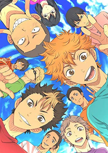 AQacum Puzzle 1000 Teile Anime Haikyuu Volleyball Junge Dekomprimierung Spielzeug Startseite Puzzle-Spiel Puzzle Interessante (50x75cm)