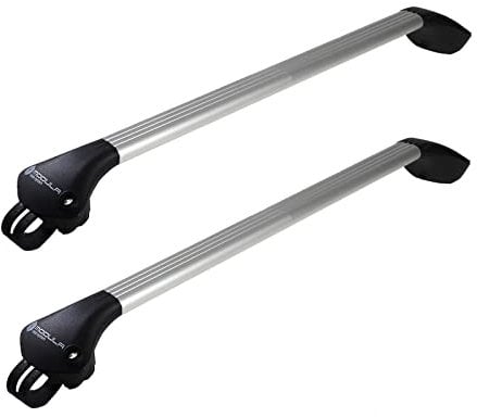 MODULA Case System Oval Bar silber Dachträgersystem für offene Reling