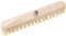 Brosse à récurer en bois avec poils | Essuie-glace fileté | Brosse à récurer PPN | Brosse de sol | Nettoyage de balcon, terrasse, jardin, intérieur et extérieur, sans manche