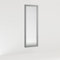 ARHome Espejo de Pared, Smart, 140 x 50 cm, Plata, Espejo, Made in Italy
