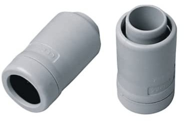 RACCORDO TUBO-GUAINA PARI DIAMETRO DIM. 25 - ELETTROCANALI SERIE CIVILI EC72025