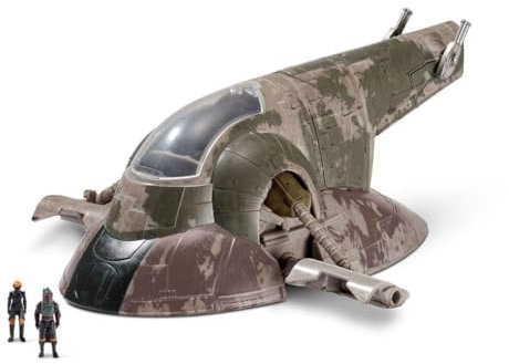 Bizak Star Wars 62610027 Micro Galaxy Squadron Navire Deluxe Boba Fett avec 2 Figurines