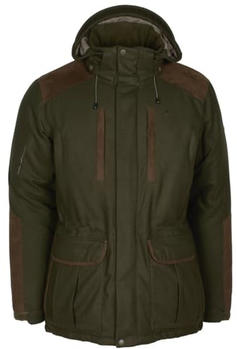 Pinewood Winterjacke Nydala Moos Green/Suede Brown XL