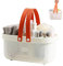 Gcroet Paniers de Rangement de Salle de Bain Avec Poignée - Panier de Douche en Plastique 12.40x7.01x6.14 Pouces - Caddy de Nettoyage Non Glissant Hollow-Out