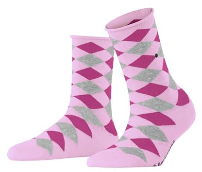 Burlington Sandy W Sso coton fantaisie 1 paire, Chaussettes Femme, Rose Sporty-Rose 8393, 36-41