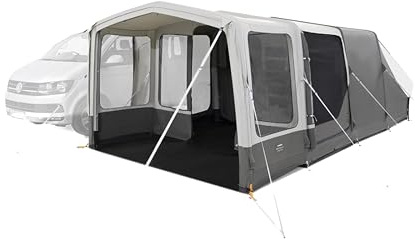 Dometic Rarotonga DA FTT 401 TC Inflatable Drive-Away Awning, 4-Person, Weathershield™ TC Polycotton, with Sleep-Tite Bedrooms, Ore