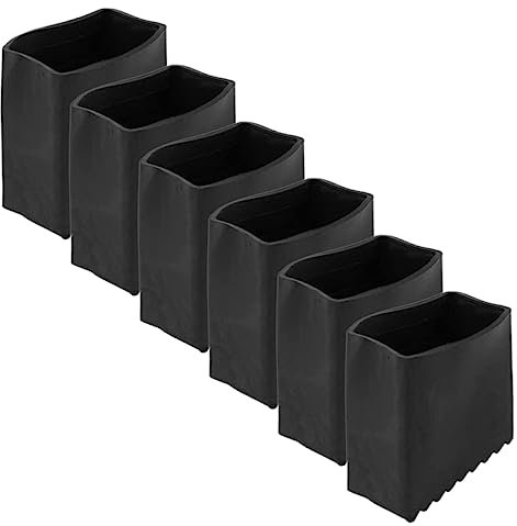 DOITOOL 6 Pcs Ladder Feet Covers, Non Slip Rubber Feet for Step Ladders Protect Floors from Damage for Home Garage Use