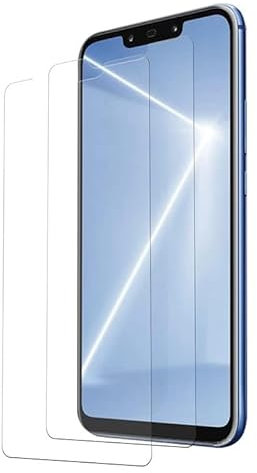 Wondoner 2 unidades para protector de pantalla para Huawei Mate 20 Lite, cristal protector de pantalla de dureza 9H para Huawei Mate 20 Lite, HD transparente, sin burbujas, protector de pantalla para
