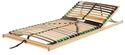 Be Fair Life Lattenrost/Planet 28 KF / 90 x 190 cm/ 28 Federholzleisten/Kopf-und Fußteil verstellbar/vollständig montiert/Blauer Engel Zertifiziert/Made in Germany/ 100-Nächte Testschlafen