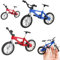 QTTRPCU 4 Stück Finger Bike, Mini Spielzeug Fahrrad, Legierung Miniatur Mountainbike Fahrrad Deko für Schlafzimmer Büro Dekoration