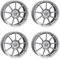 4x AUTEC Felgen Alufelgen CLUBRACING 8.5x19 ET30 5x112 Hyper Silber kompatibel mit Toyota Supra