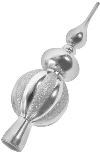 DRESSOOS Weihnachtliche Baumspitze Sphärische Christbaumspitze Aus Kunststoff Für Festliche Dekoration Leichte Und Kompakte Weihnachtsbaumspitze Geeignet Für Tannenbäume Und Vielseitig