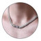 Esmoly Kette Herren Silber Edelstahlkette Halsketten Necklace Personalisierte Name Cuban Chain 6.5mm Geburtstage Weihnachten Geschenke für Männer Junge 16-24 Inches (Silber)