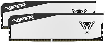 Patriot Viper Elite 5 DDR5 RAM 32GB (2X16GB) 5600MT/s CL36 1,35 V UDIMM Desktop Gaming Arbeitsspeicher-Kit - VEB532G5636KW