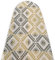 TUOLON Bügelbrettbezug Made in Italy 60 x 160 cm Universal für Dampfbügeleisen praktisch und weich Bügelbrettbezug mit Gummizug Abdeckung - Grau und Beige
