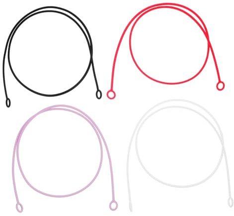 VILLCASE Elegant Design Earplug Lanyard 4 Pack Silicone Earplugs Holder Earbuds Hearing Protection for Boys and Girls Sports