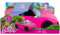 Voiture Cabriolet Rose pour Barbie (Poupee Non Incluse) - Set véhicule poupée Mannequin + Une Carte Offerte