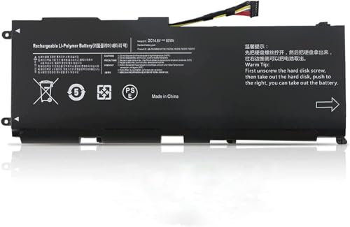 AA-PBZN8NP BA43-00318A P42GL5-01-N01 1588-3366 Laptop Battery Replacement for Samsung Np-700 Np-700z Np700Z7C NP700Z5A NP700Z5B NP700Z5C NP700Z5AH NP700Z. 7A NP770Z7E Series(14.8V 80Wh)