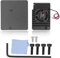 Aluminiumlegierung Router Kühlschale Nanopi R2s Wärme -Dissipation -Gehäuse Kit (Schwarz)