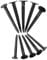 FUXXER® 200 x Antique Iron Decorative Nails 20 x 1.5 mm Forged Medieval Look Black