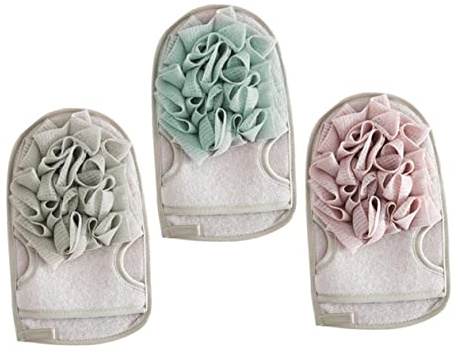 SAFIGLE 3stücke Duschhandschuh Peeling-handschuhe Für Bad Und Dusche Rückenbürste Schaumbad-werkzeug Dusch Und Badezubehör Peeling-handschuhe Für Dusche Rückenbürste Schaumbad-werkzeug Dus