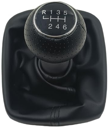 Auto-Schaltknäufe passend für A3 S3 8P 2003–2013 S-Line Sportback Auto Schaltknauf Schaltknauf Hebel und Kofferraumabdeckung (6-Gang-Set) (6-Gang-Set)