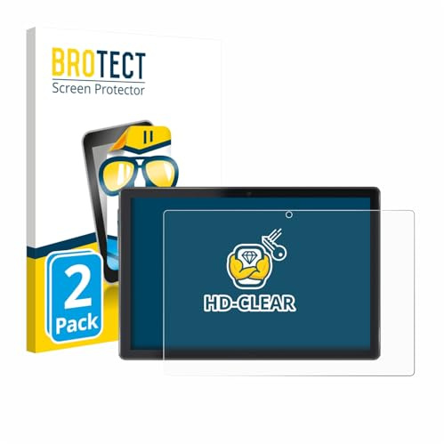 brotect Pellicola Protettiva per Lisciani Mio Tab 10 | 2 Pezzi Chiara Protezione Schermo Made in Germany Trasparente Anti-Impronte