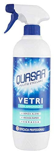 Quasar vetri con ammoniaca spray 650 ml - Set da 3 pz -
