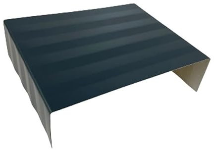 Mauerabdeckung Attika Blech UDS Verbinder Verbindungstück (Anthrazit, Zuschnitt 40 cm)