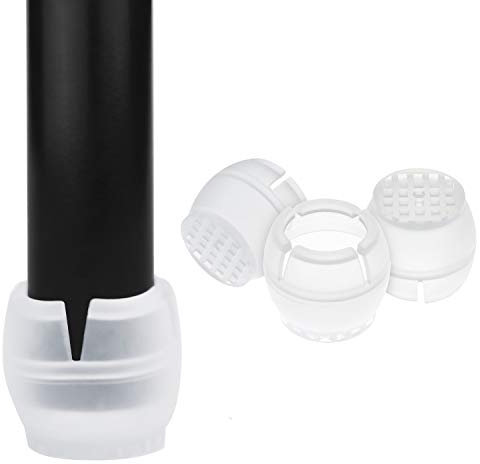 LONGFITE Floor Protector Chair Leg Caps Round Silicone Covers Furniture Table Desk Feet Glides Pads (16 Pack)
