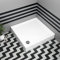 Modern Square 760 x 760mm Shower Tray with Riser Kit Plinth for Shower Enclosures Gloss White Slimline