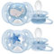 Philips Avent Ultra Soft Schnuller 2er Pack - BPA-freier Schnuller für Babys von 6-18 Monaten (Modell SCF223/03)