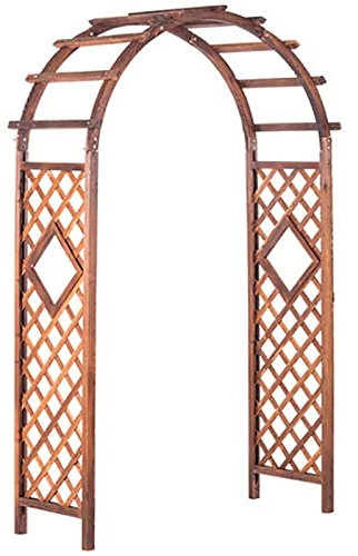Rosenbogen Holz,wetterfest Gartenbögen,Pergola Rankgitter, Torbogen Spalier Für Kletterpflanzen Rosen Ranken,Gartenlaube,Rankhilfe,Outdoor GartenRasen Backyard Terrasse,Hochzeit,120x215cm/140x225cm