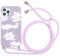 Yoedge Funda con Cuerda para Huawei P20 Lite 2018 5,84,Púrpura TPU Silicona Mate Lindo Dibujos Animados Case con Colgante Ajustable Correa de Cordón Cárcasa para Huawei P20 Lite,Nubes