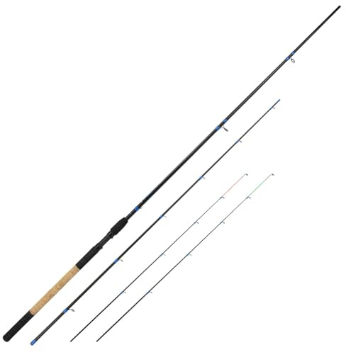 JVS Osprey Method Feeder - Futterrute - 2 Spitzen - Korkgriff - Schwarz - Robuster Rollenhalter