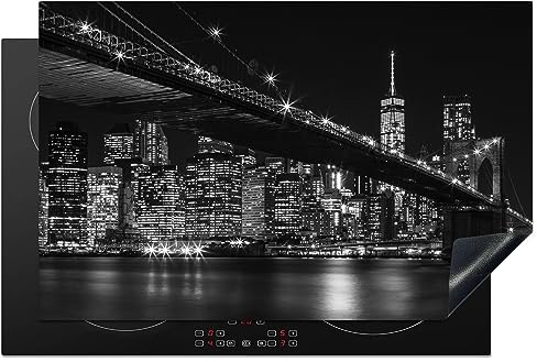 MuchoWow© Herdabdeckplatte Ceranfeld Spritzschutz Küche New York