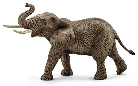 schleich 14762 Elefante africano, da 3 anni, WILD LIFE - Figura, 9 x 20 x 12 cm