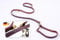 foryou® Leder Hundeleine mit Halsung, XS-XXL Halsumfang, 3 Verschiedene Längen, Echt Leder Hunde Führleine in Premium Qualität Made in Germany, 2.0cm x 190cm