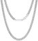 VEXXS Halskette Panzerkette Gold Panzer facettiert 5mm,18 Karat Vergoldet Edelstahl Herren Kette mit Diamantschliff,Goldkette für Herren Damen Männer, Schmuck Geschenk